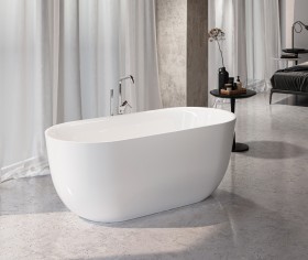 Baignoire îlot Saint-Étienne Acrylique 150/170cm Hydromassage
