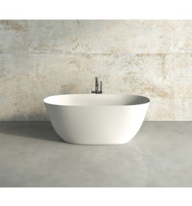 CARMEN Baignoire îlot en Solid Surface - 160cm