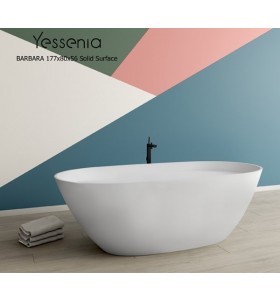 Baignoire îlot (177x80cm) (150x74cm) BARBARA Solid Surface