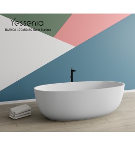 Baignoire îlot 170 BLANCA Solid Surface