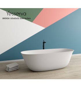 Baignoire îlot 165 BRENDA Solid Surface