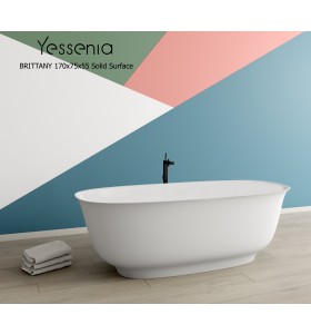 Baignoire îlot 170 BRITTANY Solid Surface