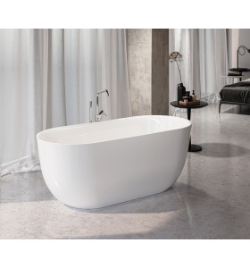 Baignoire îlot Saint-Étienne Acrylique 150/170cm Hydromassage