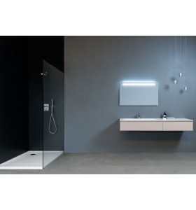 Plan Vasque CORIAN® + Meuble Suspendu en MDF - 2 Tiroirs Alignés | 3225