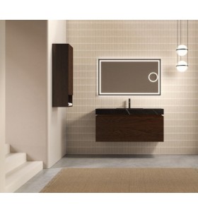 Ensemble meuble et vasque Hi-Macs® Marquina | 2 tiroirs - 3905 