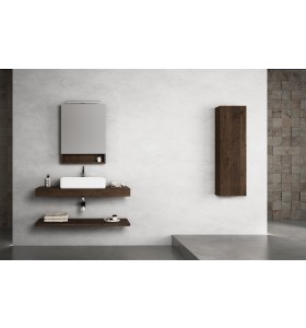 Lavabo À Poser + Étagère en Wood Chêne Massif | 863