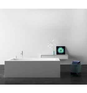 LORRAINE Baignoire îlot Sur Mesure en Corian®