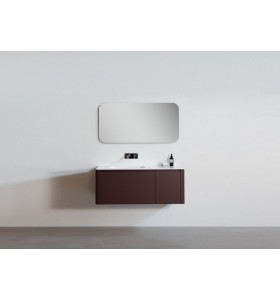 Plan Vasque CORIAN® + Meuble Suspendu en MDF - 2 Tiroirs Alignés | 3229