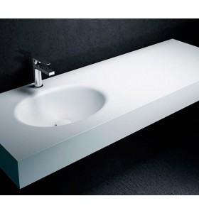 Plan Vasque CORIAN® OVAL
