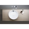 Meuble Suspendu en Wood Chêne Massif + Vasque à poser CORIAN® detail 3