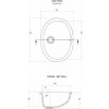 Vasque corian® calm plane 6