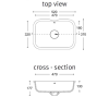 plan vasque corian serenity