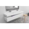 double vasque corian® Toulouse detail 2