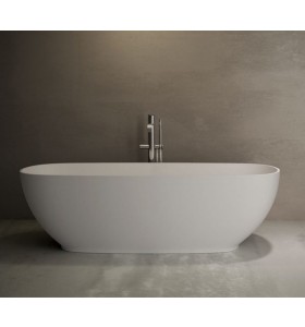 ALICEE Baignoire îlot en Solid Surface - 175cm