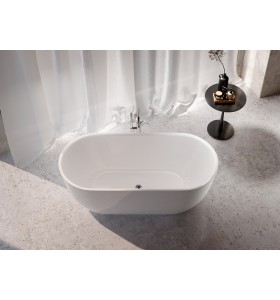Baignoire îlot Saint-Étienne Acrylique 150/170cm Hydromassage