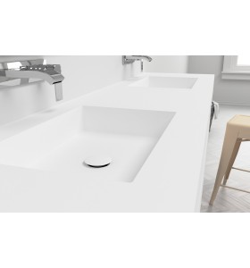 double plan vasque corian® Paris detail