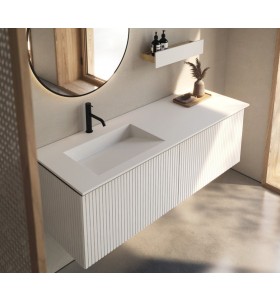 Ensemble meuble 3D et vasque Corian® | 2 tiroirs - 3903