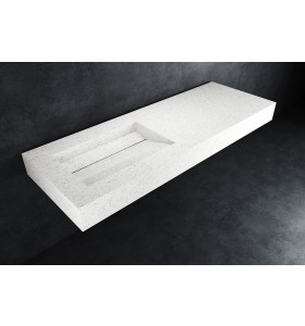 Hi-Macs® Granite Quarz - Vasque suspendu LYON sur mesure
