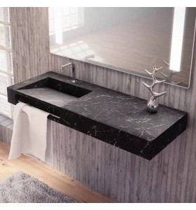 Vasque en Marbre Authentique Nero Marquina