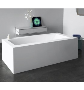 LORRAINE Baignoire îlot Sur Mesure en Corian®