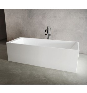 LUCIE Baignoire îlot en Solid Surface - 170cm