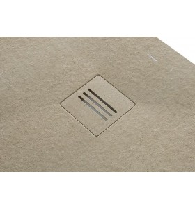 Luxe Receveur de douche en Acryprint® | Travertin Beige
