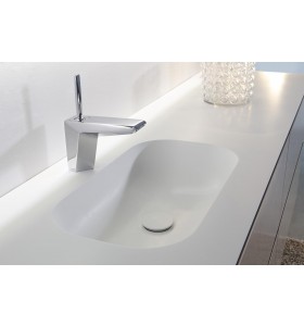  Plan Vasque CORIAN® + Meuble Suspendu en MDF - 4 Tiroirs | 3309