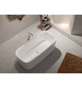 Baignoire îlot Lila Acrylique 150/170cm Hydromassage