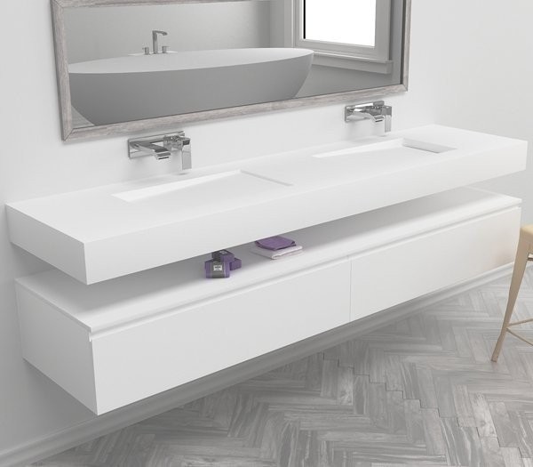  Double Plan Vasque CORIAN® CANADA