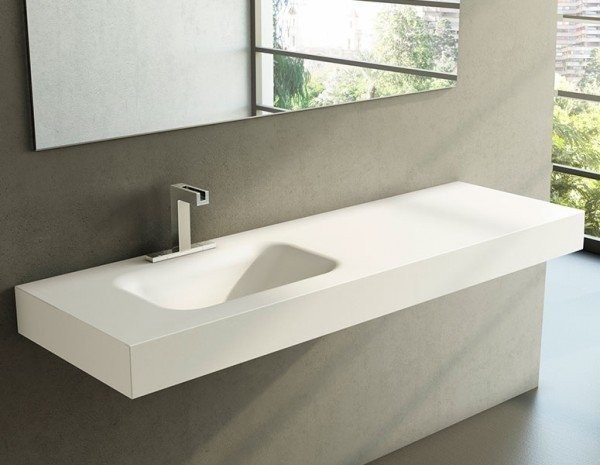Plan Vasque CORIAN® NEVADA detail
