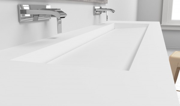 Plan Vasque CORIAN® GEORGIA detail 3