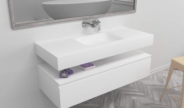 Plan Vasque CORIAN® NEVADA detail 3