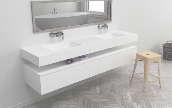 double vasque corian® Paris