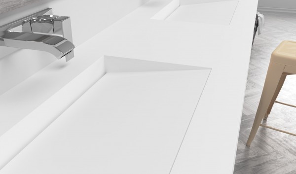 vasque corian® Toulouse detail 2